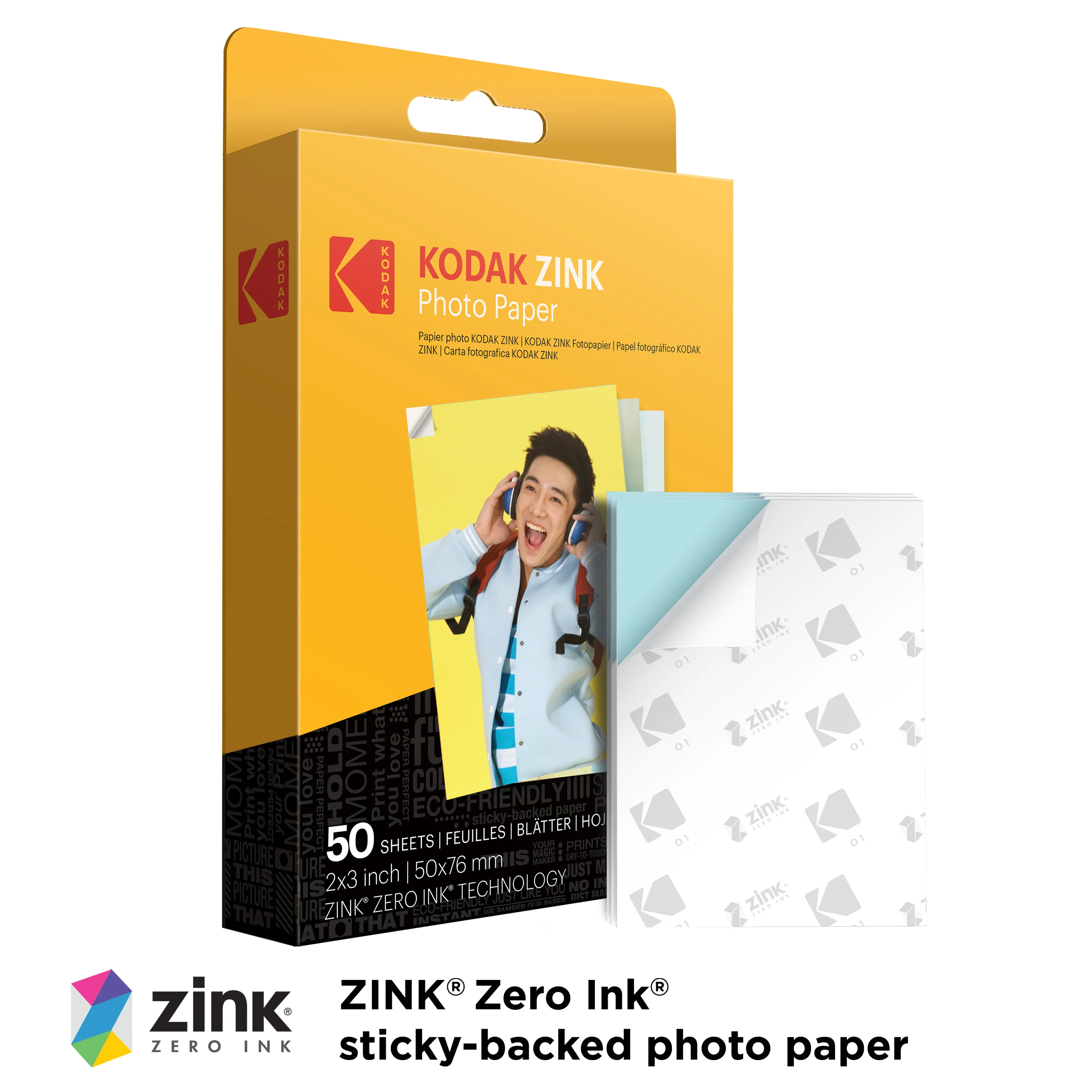 KODAK 2"x3" Zink instant Photo Paper (150 Pack)